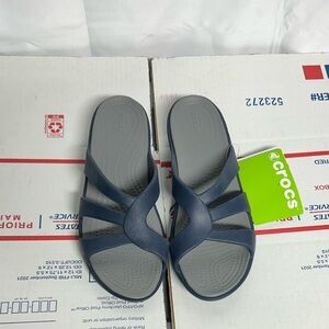 Sanrah Strappy Wedge Crocs